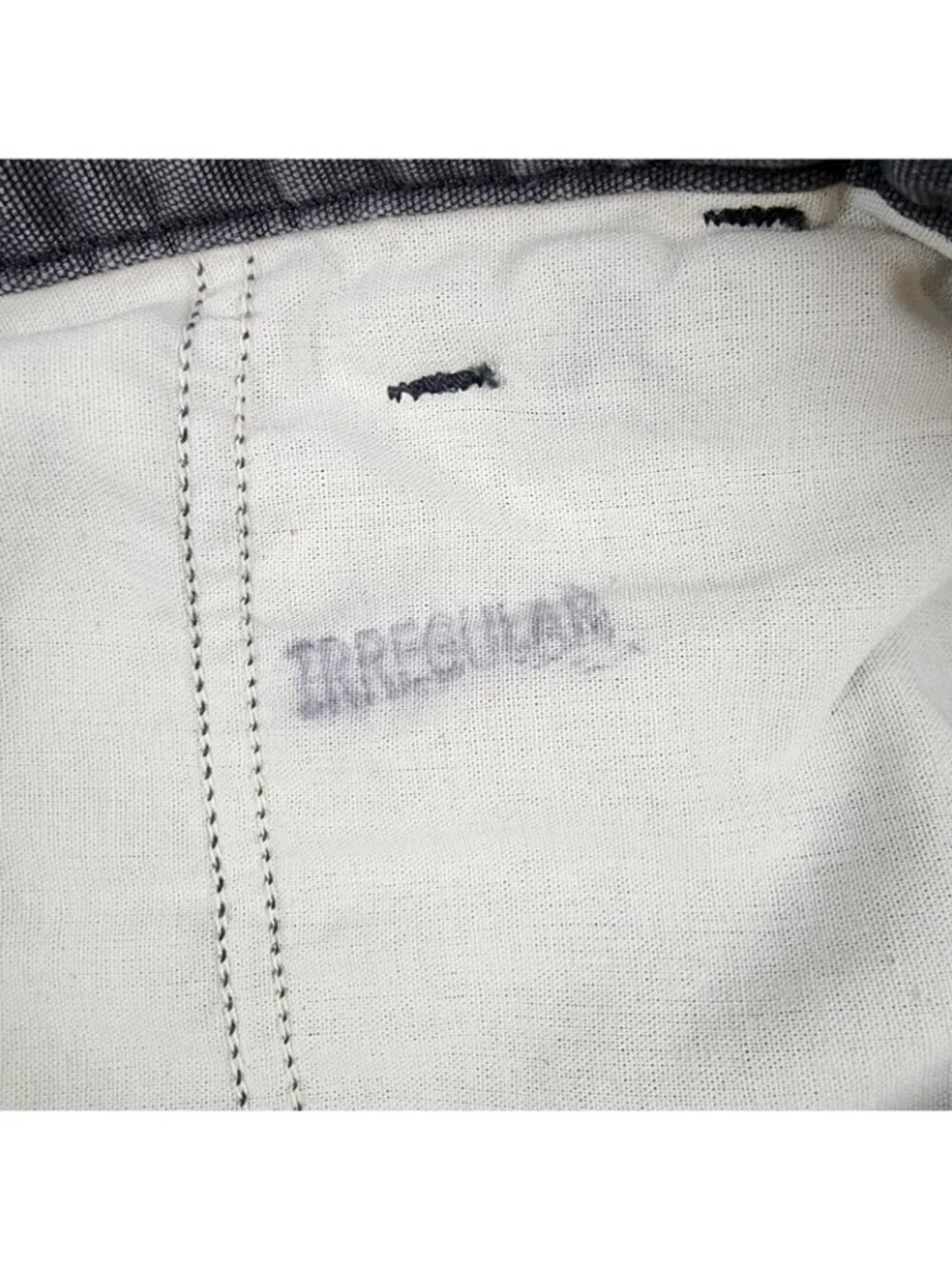 Carhartt Jeans Mens Irregular 42x30 Gray Workwear Straight Leg Casual Denim Pant